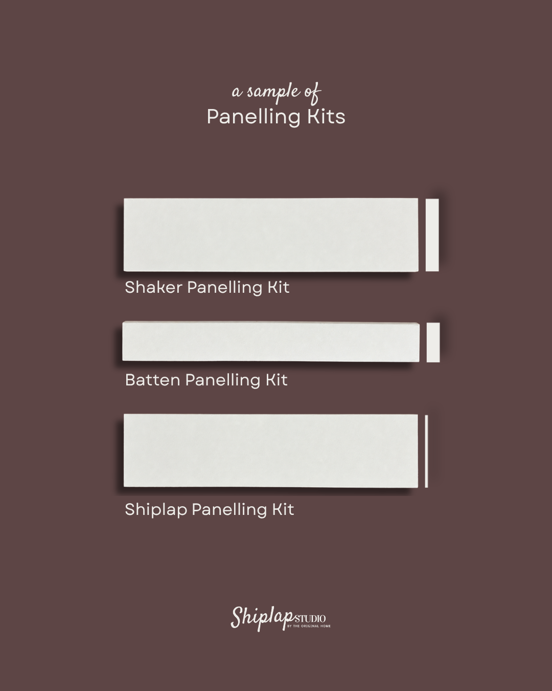 Panelling Sample Box