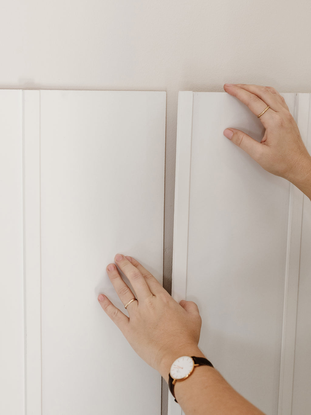 Board & Batten Panelling - Half Board with 1.2m Top Trim (1300L x 600W)