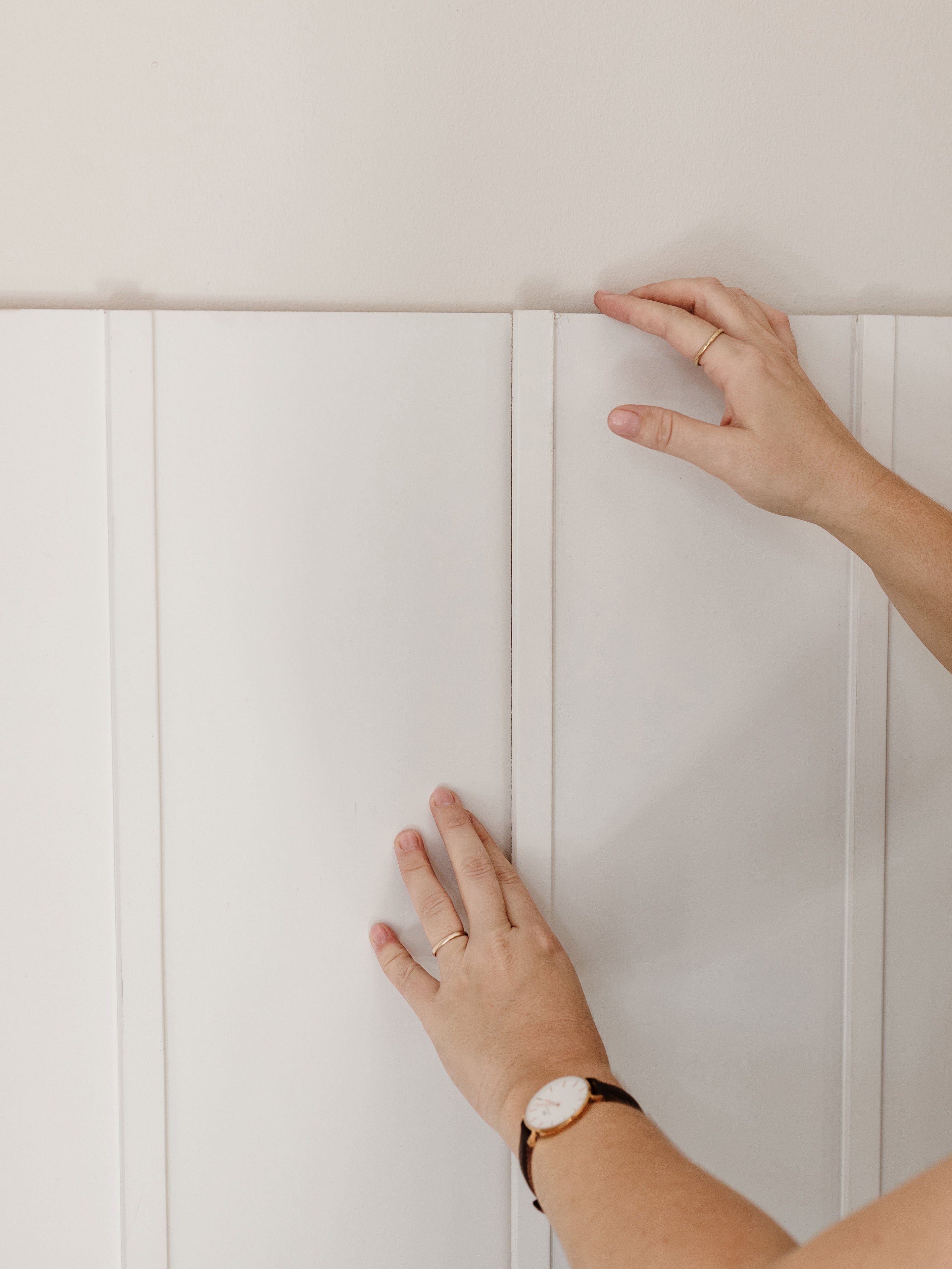 Board & Batten Panelling - Half Board with 1.2m Top Trim (1300L x 600W)
