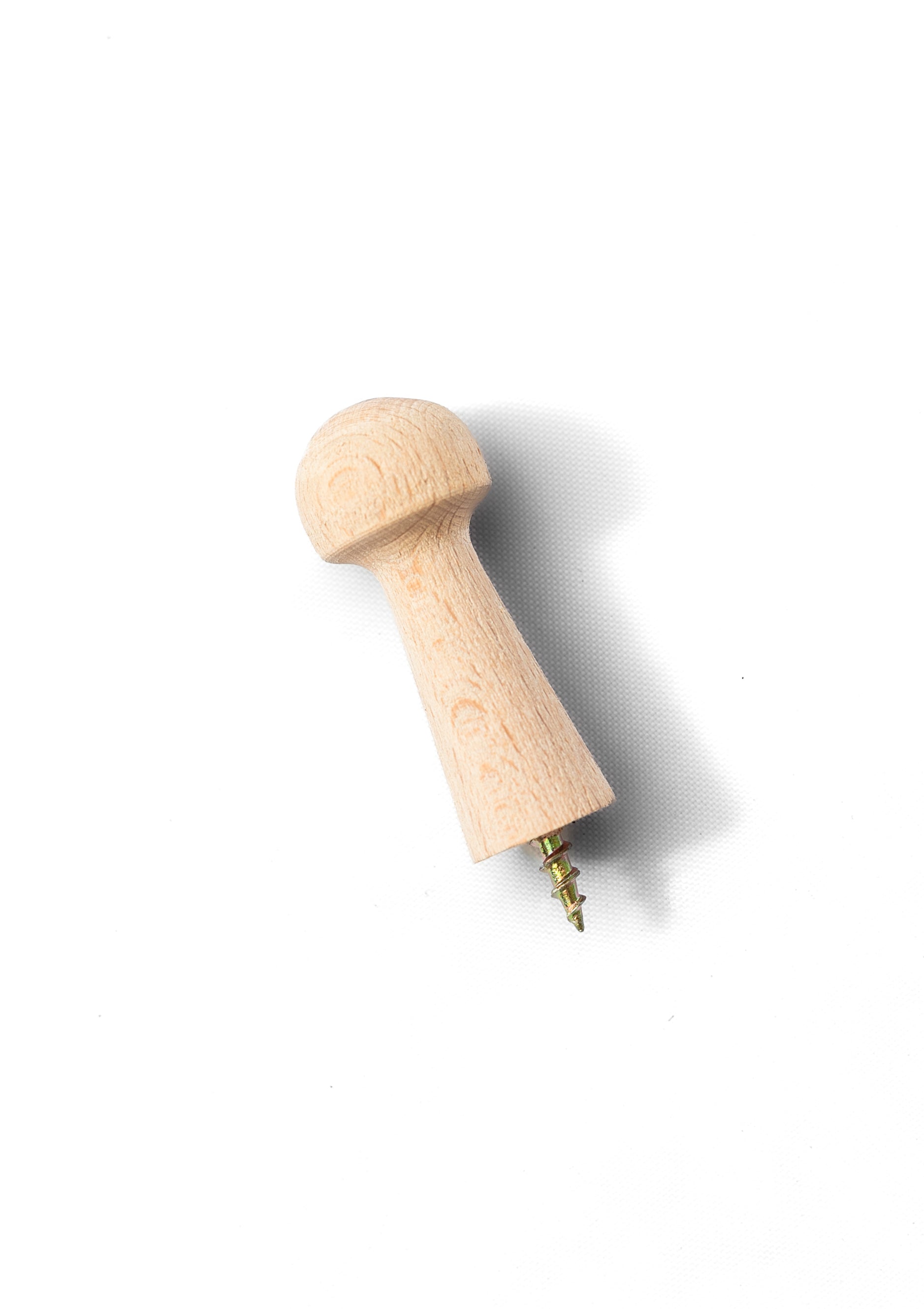Screw-In Shaker Pegs | Beach Wood (10 Pack)