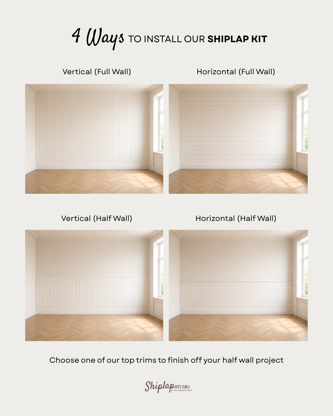 Shiplap Panelling Kit