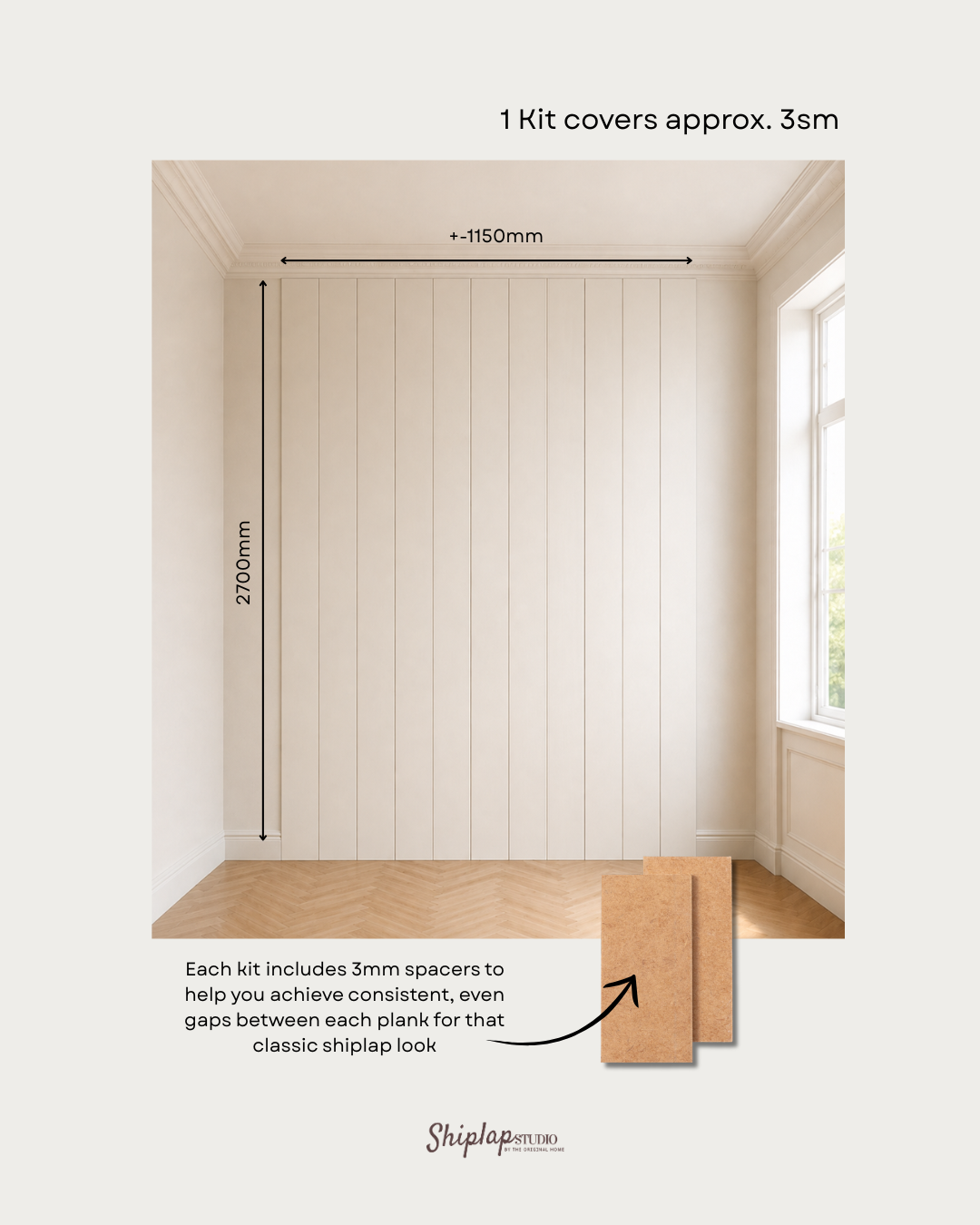Shiplap Panelling Kit